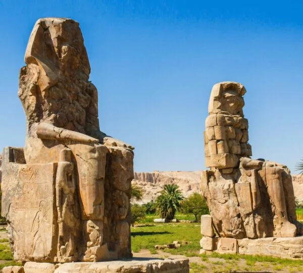 der Memnonkolosse luxor & das Tal der Königinnen