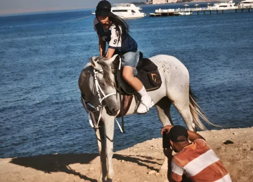 Rotes Meer Wüste Reittour mit Schwimmen in Hurghada