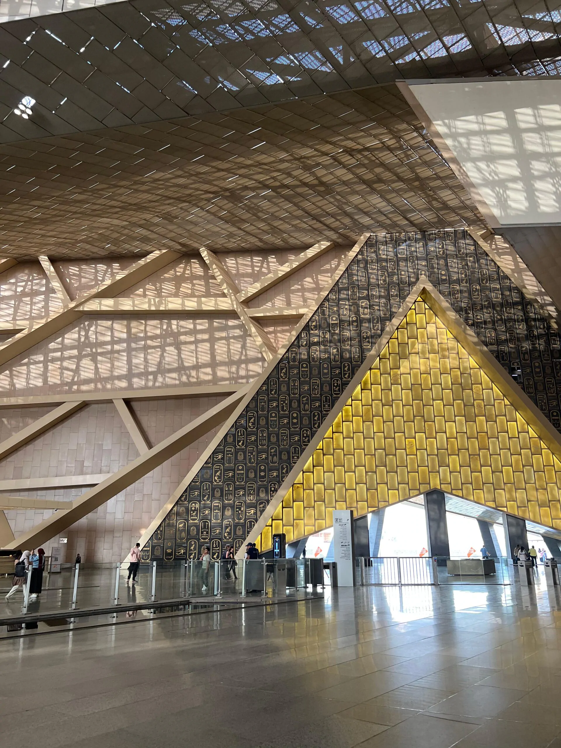 Giza pyramids and museum